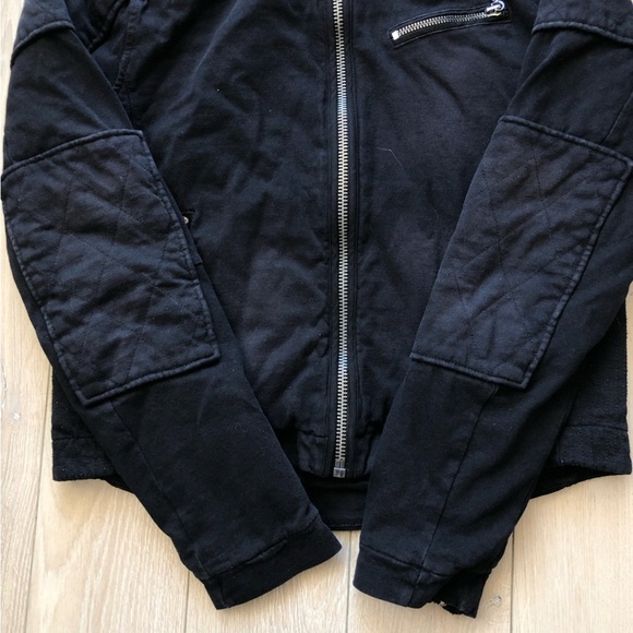 Polo Ralph Lauren Quilt Patch Moto Jacket in Black Women’s Size M - Picture 13 of 14